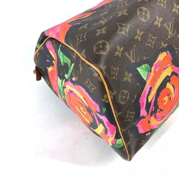 LOUIS VUITTON M48605 Monogram-Rose Keepall50 travel bag Duffle Bag Brown/pink - Picture 4 of 14